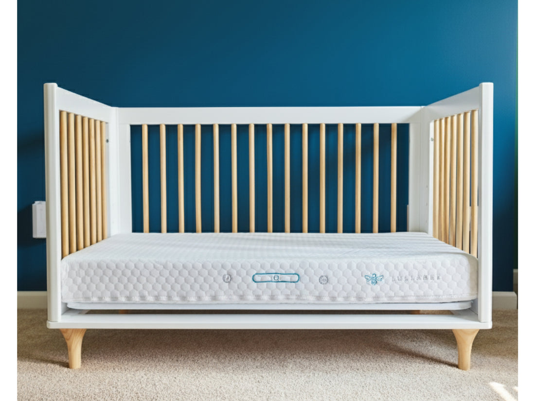 The Lullabee smart crib mattress in a nursery